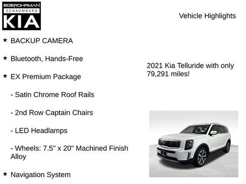 Used 2021 Kia Telluride EX w/ EX Premium Package AWD/4WD image 8