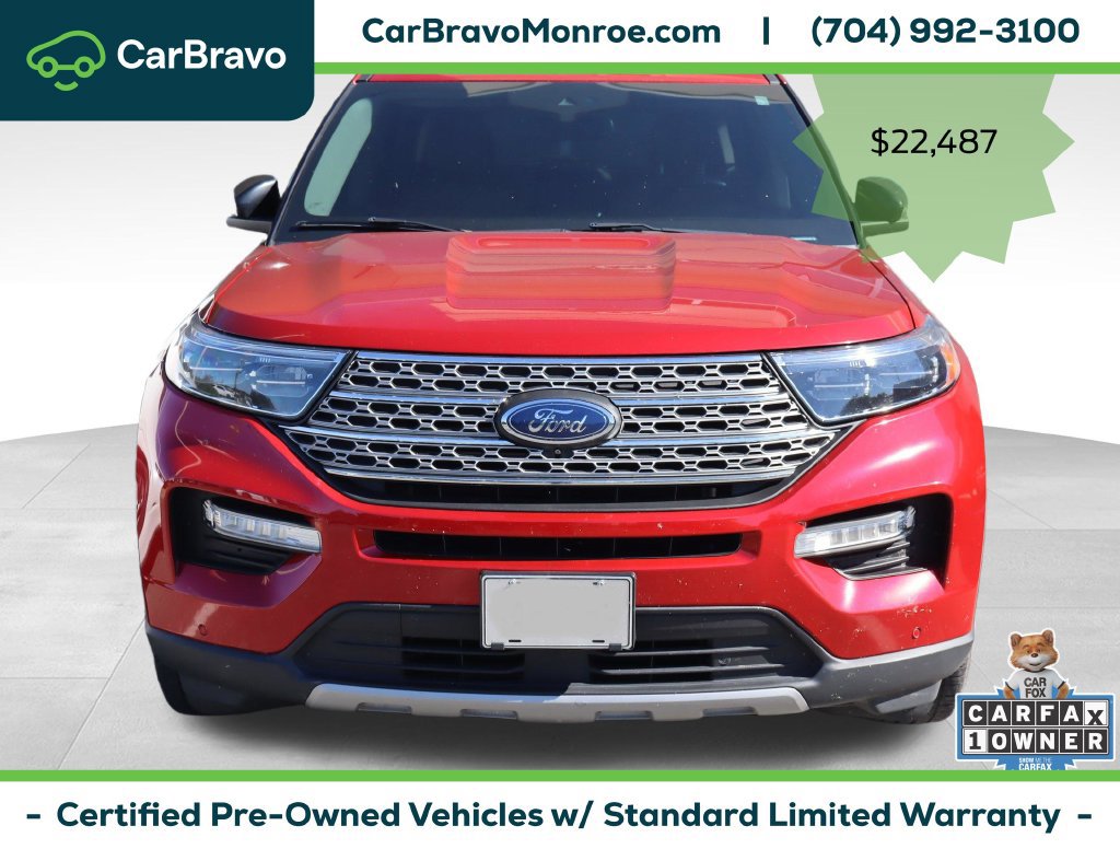 Used 2022 Ford Explorer Limited w/ Equipment Group 301A AWD/4WD image 9