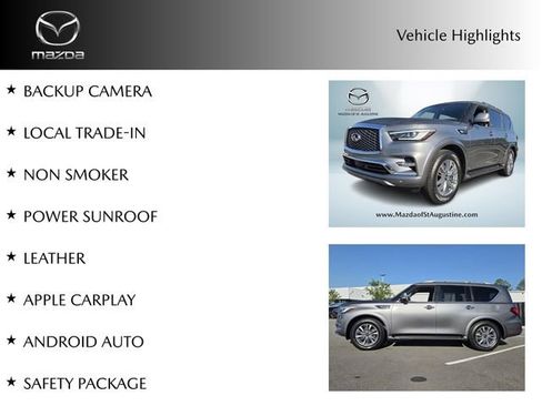 Used 2021 INFINITI QX80 Luxe w/ Cargo Package RWD image 2