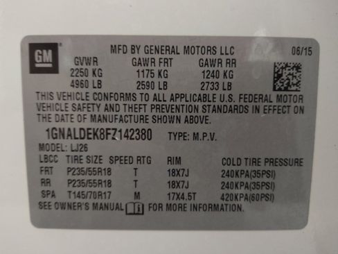 Used 2015 Chevrolet Equinox LTZ FWD image 33