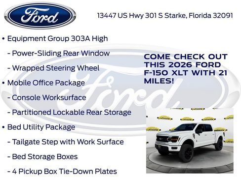 New 2026 Ford F150 XLT w/ Equipment Group 303A High AWD/4WD image 30