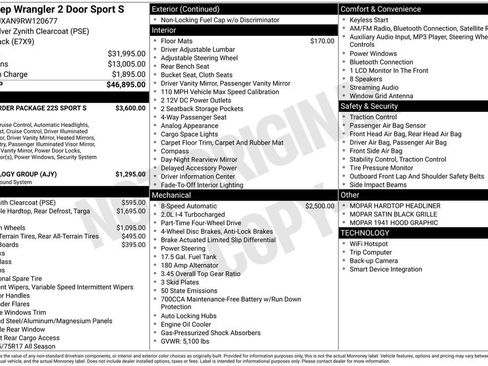 Used 2024 Jeep Wrangler Sport S image 24