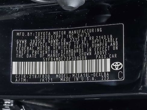 Certified 2025 Toyota Corolla LE FWD image 30