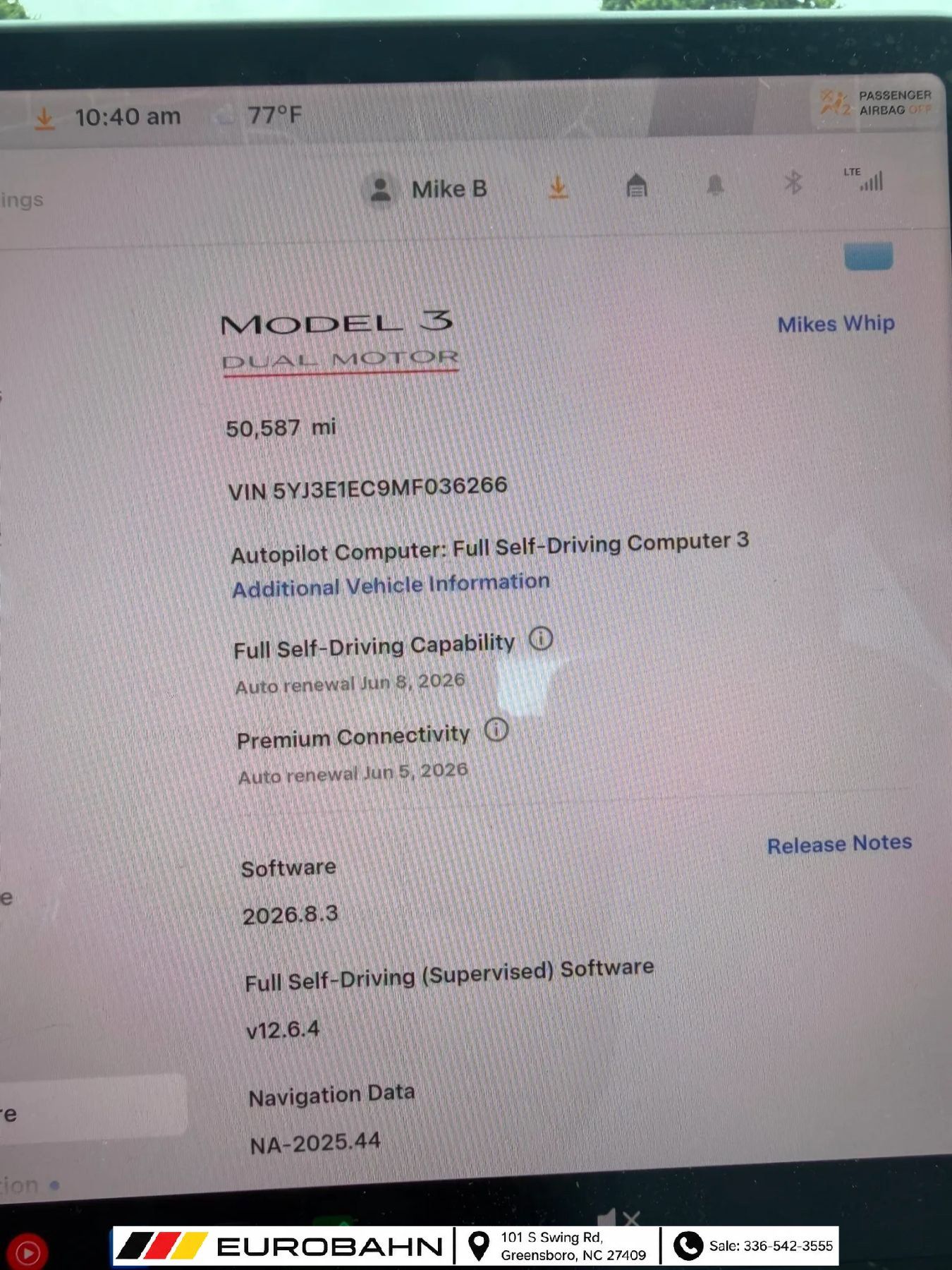 Used 2021 Tesla Model 3 Performance AWD/4WD image 14