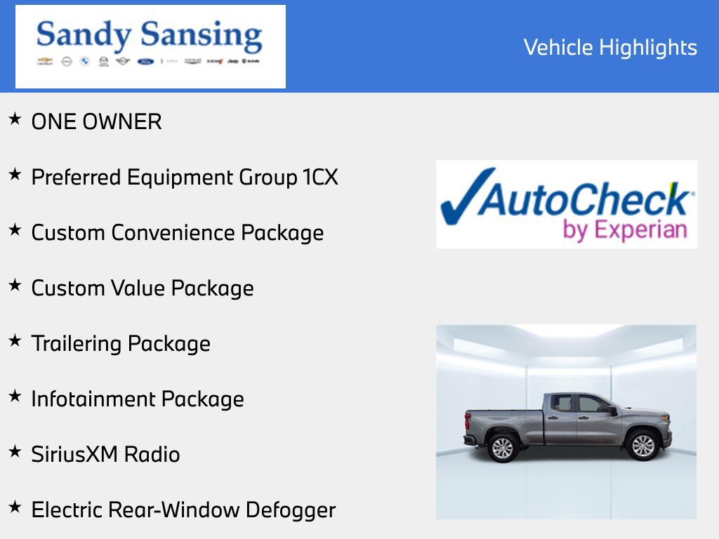 Used 2022 Chevrolet Silverado 1500 Custom RWD image 7