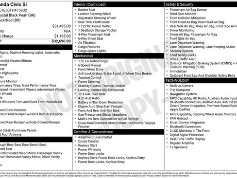 Certified 2026 Honda Civic Si image 40