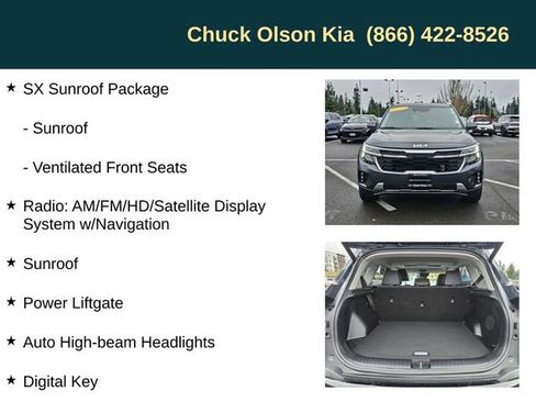 Certified 2024 Kia Seltos SX w/ SX Sunroof Package image 10