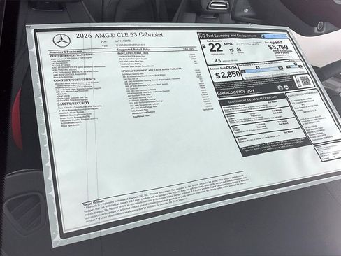 New 2026 Mercedes-Benz CLE 53 AMG 4MATIC Cabriolet image 13