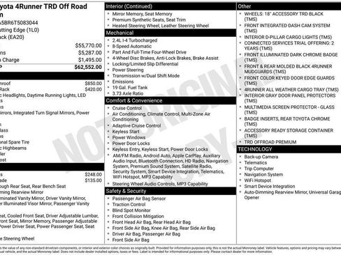 New 2026 Toyota 4Runner TRD Off-Road Premium image 43