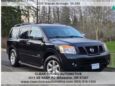 Used 2008 Nissan Armada SE w/ Drivers Preferred Pkg AWD/4WD image 5