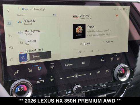 New 2026 Lexus NX 350h AWD w/ Accessory Package (2T) image 12