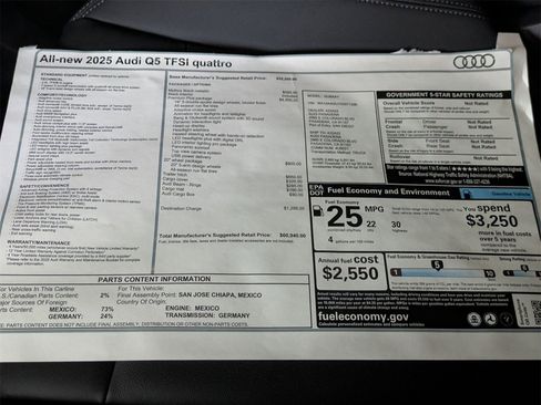 New 2025 Audi Q5 Premium Plus image 17