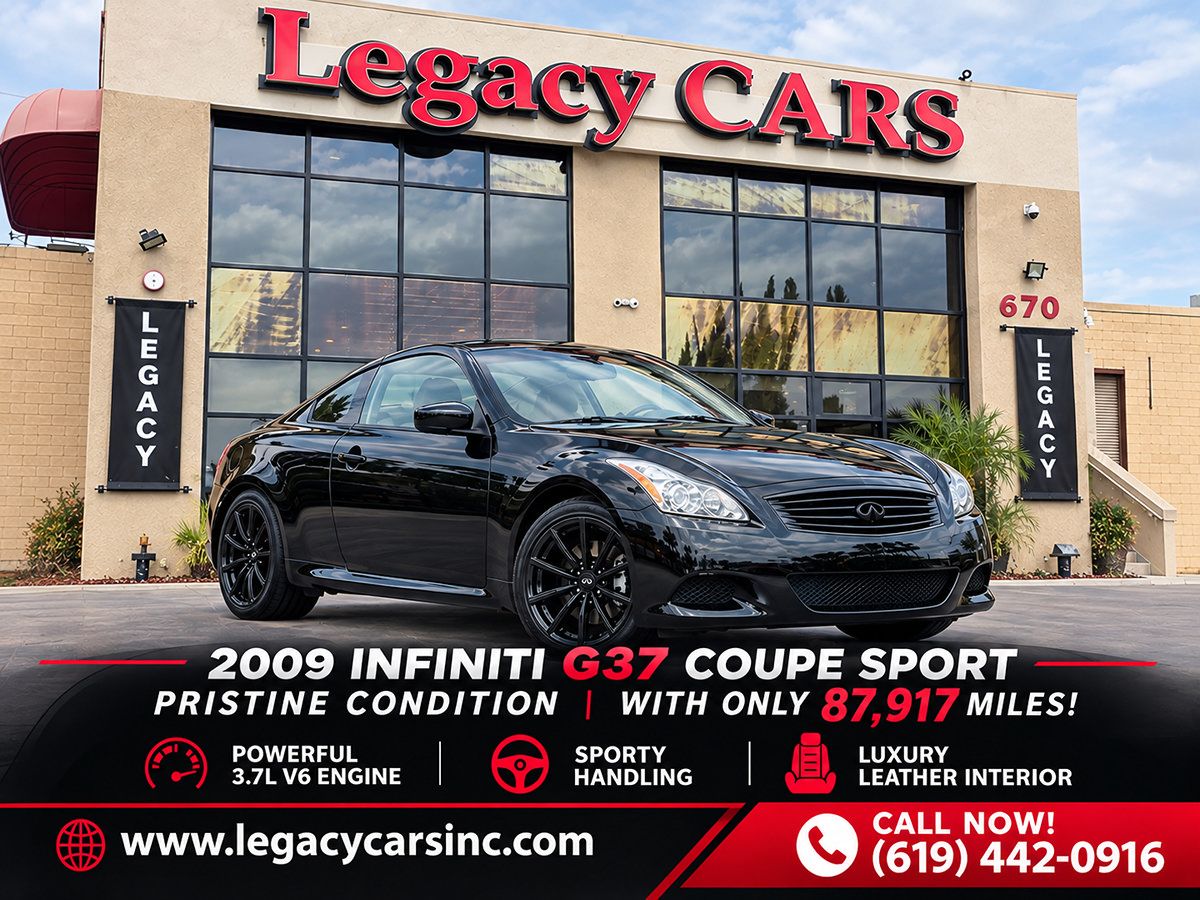 Used 2009 INFINITI G37 Sport w/ Premium Pkg RWD image 2