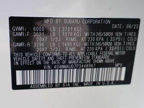 Used 2023 Subaru Ascent Limited w/ Technology Package AWD/4WD image 28