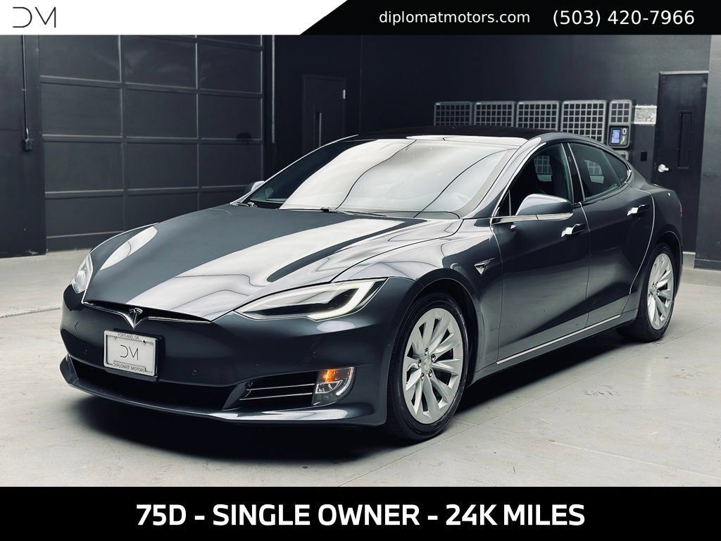 Used 2017 Tesla Model S 75D AWD/4WD image 1