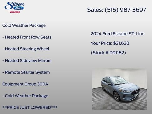 Used 2024 Ford Escape ST-Line AWD/4WD image 8
