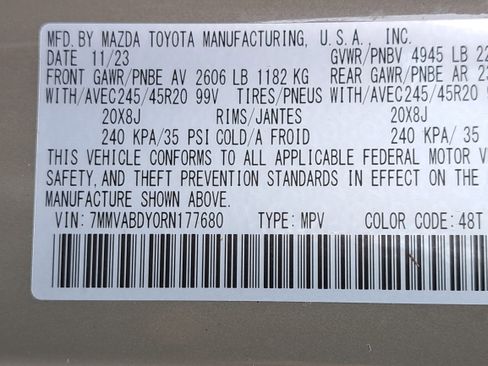 Used 2024 MAZDA CX-50 AWD 2.5 Turbo w/ Cargo Package image 34