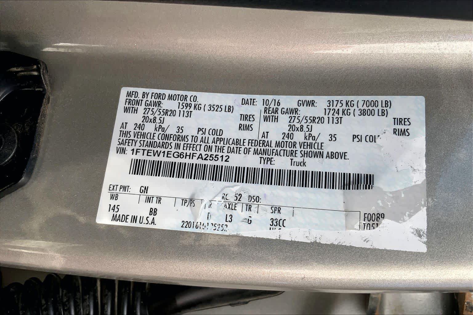 Used 2017 Ford F150 Platinum w/ Equipment Group 701A Luxury AWD/4WD image 37