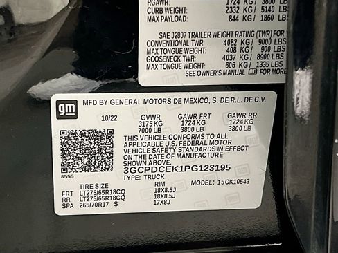 Used 2023 Chevrolet Silverado 1500 Custom Trail Boss image 31