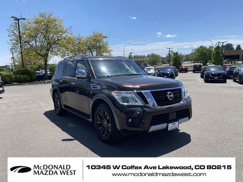 Used 2017 Nissan Armada Platinum w/ Captain Seat Package AWD/4WD image 7