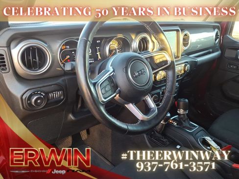 Certified 2022 Jeep Wrangler Unlimited Sahara w/ Cold Weather Group image 16