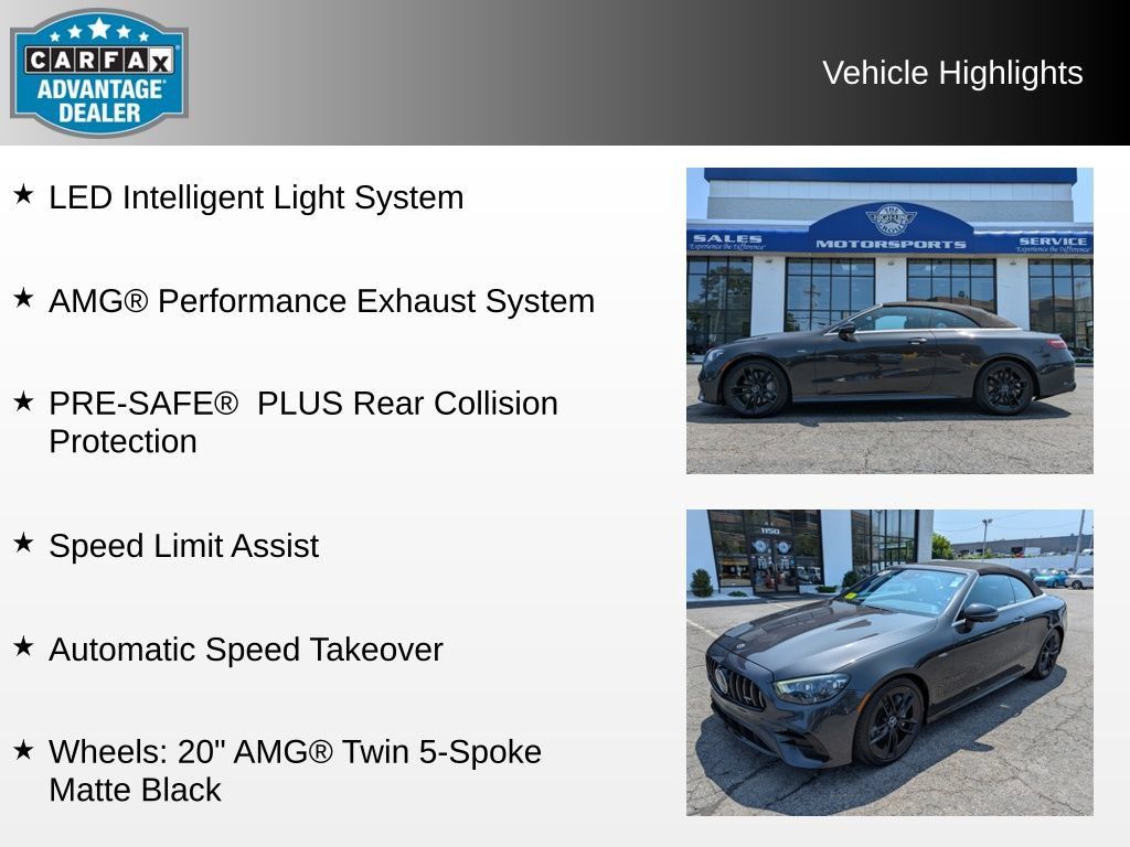 Used 2022 Mercedes-Benz E 53 AMG 4MATIC Cabriolet w/ Driver Assistance Package image 8