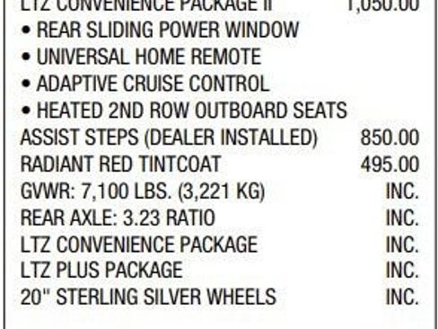 Certified 2024 Chevrolet Silverado 1500 LTZ w/ LTZ Convenience Package II AWD/4WD image 2