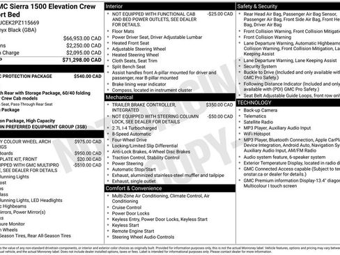 Used 2023 GMC Sierra 1500 Elevation w/ LPO, GMC Protection Package AWD/4WD image 32