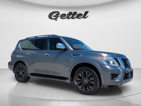 Certified 2019 Nissan Armada Platinum w/ Captain's Chairs Package image 10