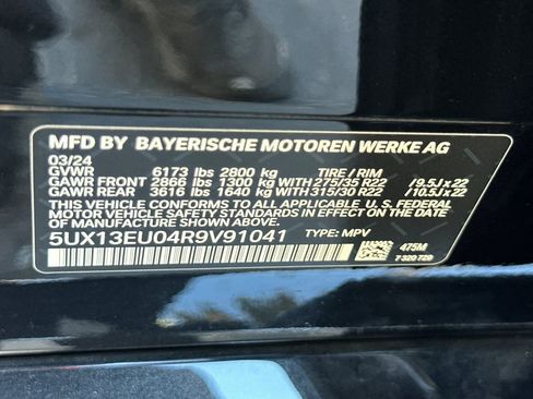 Used 2024 BMW X5 sDrive40i w/ M Sport Package RWD image 28
