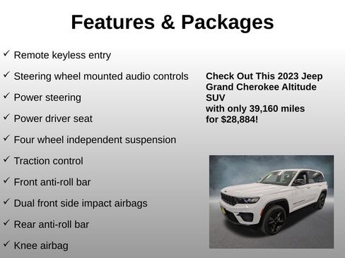 Used 2023 Jeep Grand Cherokee Altitude AWD/4WD image 13