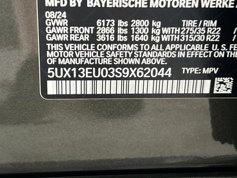 Used 2025 BMW X5 sDrive40i w/ M Sport Package RWD image 48