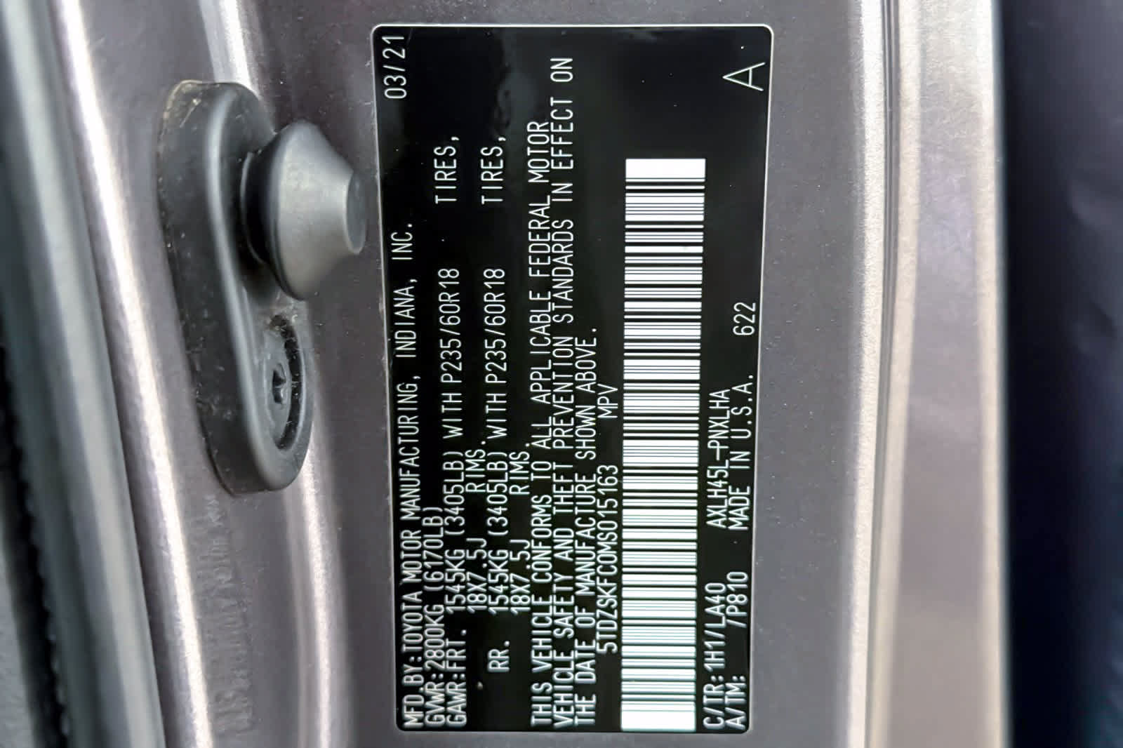 Used 2021 Toyota Sienna Limited AWD/4WD image 29