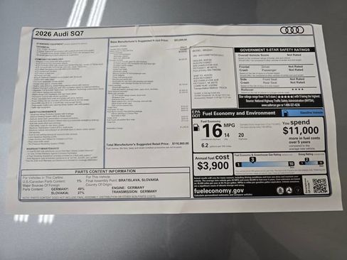 New 2026 Audi SQ7 Prestige AWD/4WD image 41