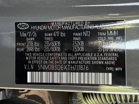 Certified 2026 Hyundai Tucson SEL Plus FWD image 34