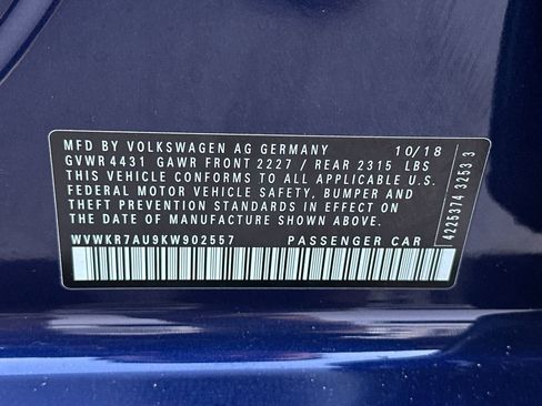 Used 2019 Volkswagen e-Golf SE w/ Driver Assistance Package image 34