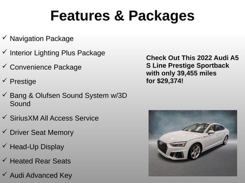 Used 2022 Audi A5 2.0T Prestige AWD/4WD image 4