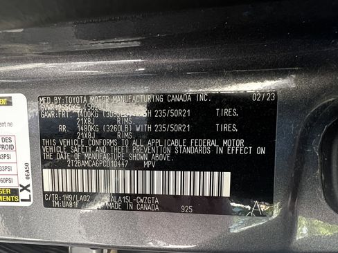 Used 2023 Lexus RX 350 AWD w/ Accessory Package (Z1) image 49