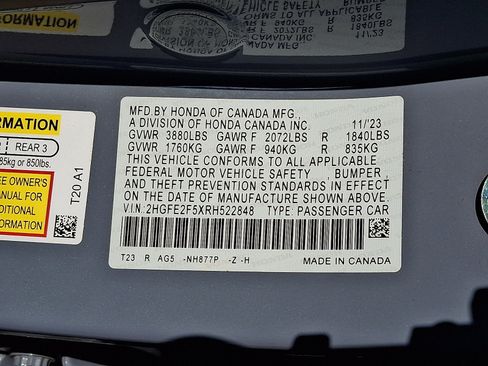 Used 2024 Honda Civic Sport image 26