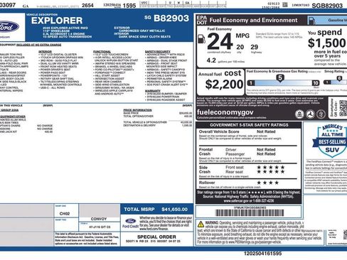 Used 2025 Ford Explorer Active RWD image 31