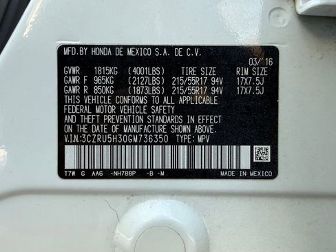 Used 2016 Honda HR-V LX image 37