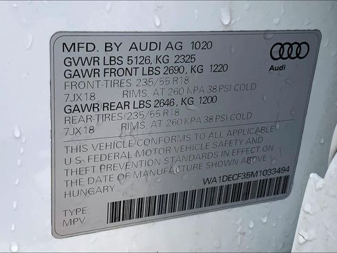 Used 2021 Audi Q3 2.0T Premium w/ Convenience Package AWD/4WD image 37