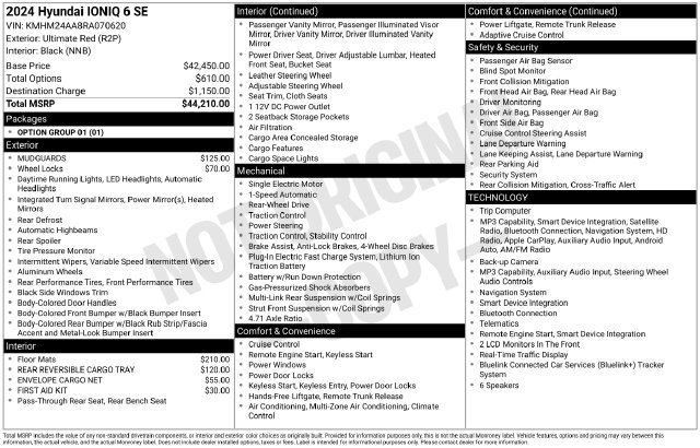 Certified 2024 Hyundai Ioniq 6 SE RWD image 25