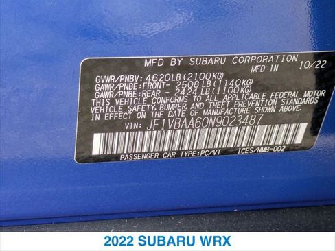 Used 2022 Subaru WRX AWD/4WD image 26