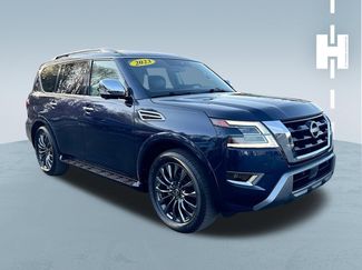 Used 2023 Nissan Armada Platinum w/ Captain's Chairs Package video 1