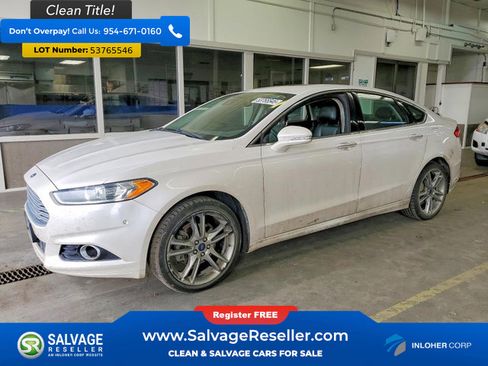 Used 2013 Ford Fusion Titanium w/ Titanium Driver Assist Pkg FWD image 1