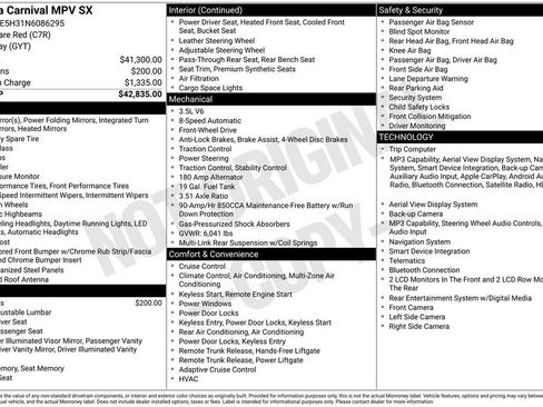 Used 2022 Kia Carnival SX FWD image 30