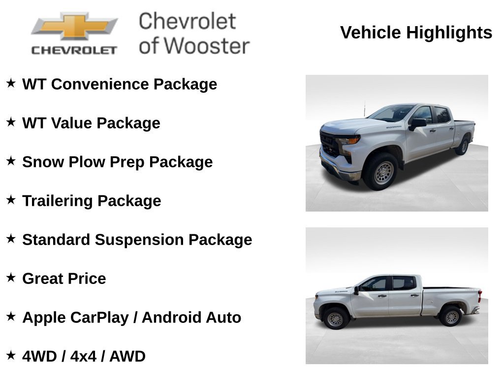 Used 2023 Chevrolet Silverado 1500 W/T w/ WT Value Package AWD/4WD image 2