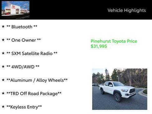 Certified 2018 Toyota Tacoma TRD Off-Road w/ Technology Package image 7