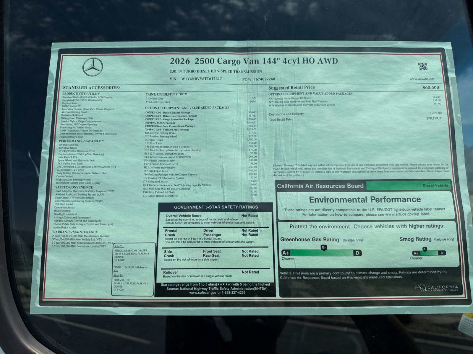 New 2026 Mercedes-Benz Sprinter 2500 image 35